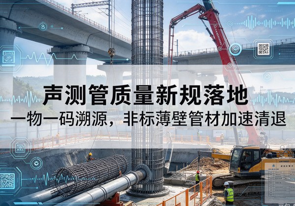三门声测管质量新规落地，一物一码溯源，非标薄壁管材加速清退